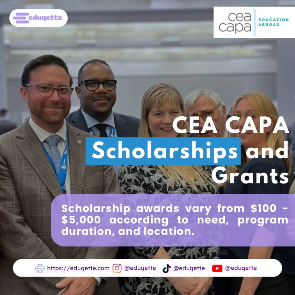CEA CAPA Scholarships and Grants