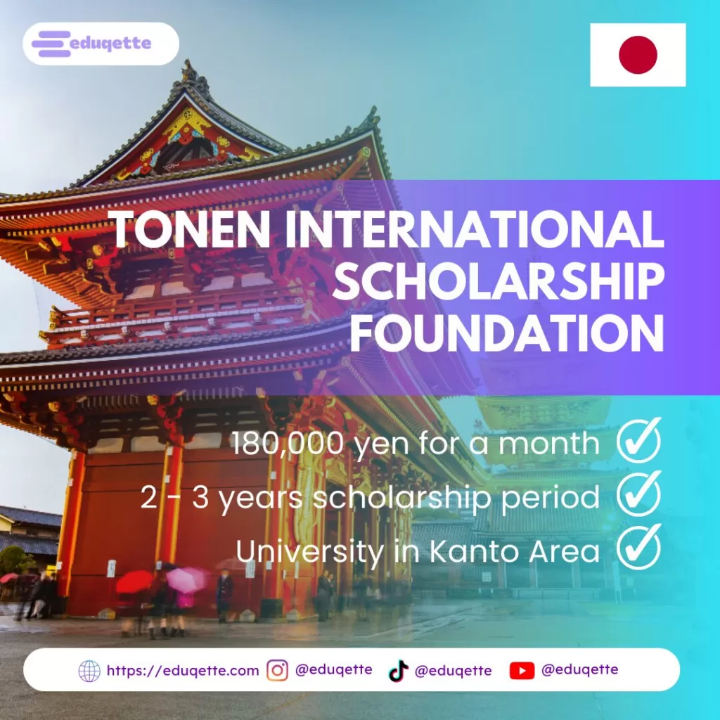 TONEN INTERNATIONAL SCHOLARSHIP FOUNDATION