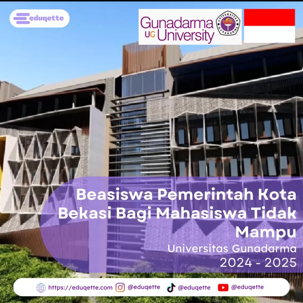 BEASISWA PEMERINTAH KOTA BEKASI BAGI MAHASISWA TIDAK MAMPU