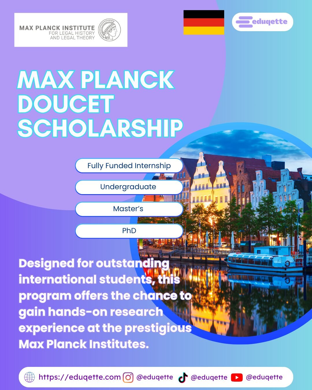 Doucet Scholarship – Max Planck Institute for Legal History and Theory ...