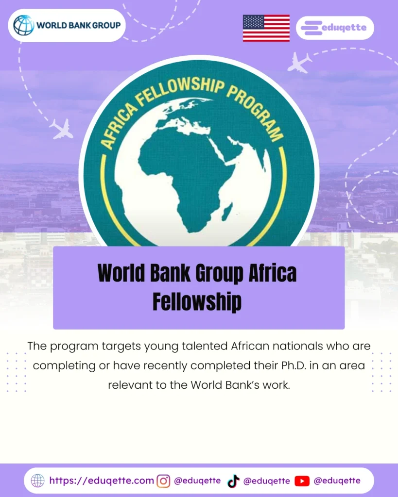 World Bank Group Africa Fellowship Program Eduqette