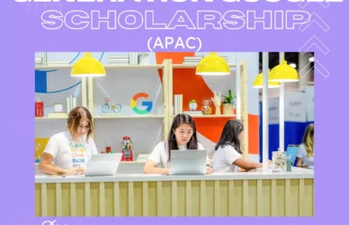 Generation Google Scholarship (APAC)